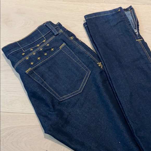 KSUBI super skinny zip, raw indigo, size 25 - Picture 3 of 6